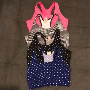 Sports Bras, sold separate 6$ each. All 4 20$.
